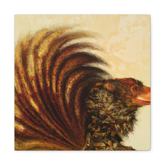 "Pangolin in Rococo" - Canvas