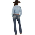 thumbnail image 1 of Panhandle Women's Medium Wash Mid Rise Stretch Riding Bootcut Jeans Medium Wash 31W x 32L, 1 of 4