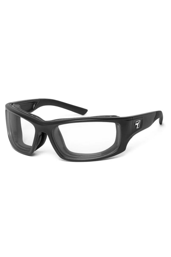 Panhead Wind Blocking Padded Foam Photochromic Sunglasses for Outdoors, 100% UVA + UVB Protection, Matte Black Frame/Pink to Rose Lens