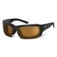 thumbnail image 1 of Panhead Wind Blocking Padded Foam Sunglasses for Outdoors, 100% UVA + UVB Protection, Glossy Black Frame/Sharpview Copper Lens, 1 of 5