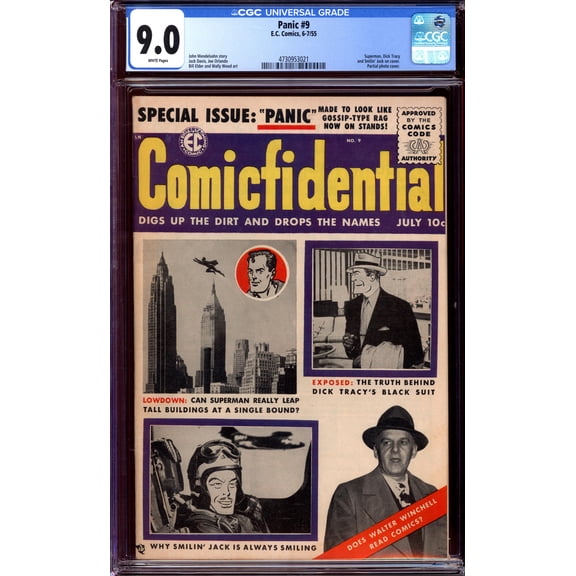 Panic #9 - CGC 9 Comic Book