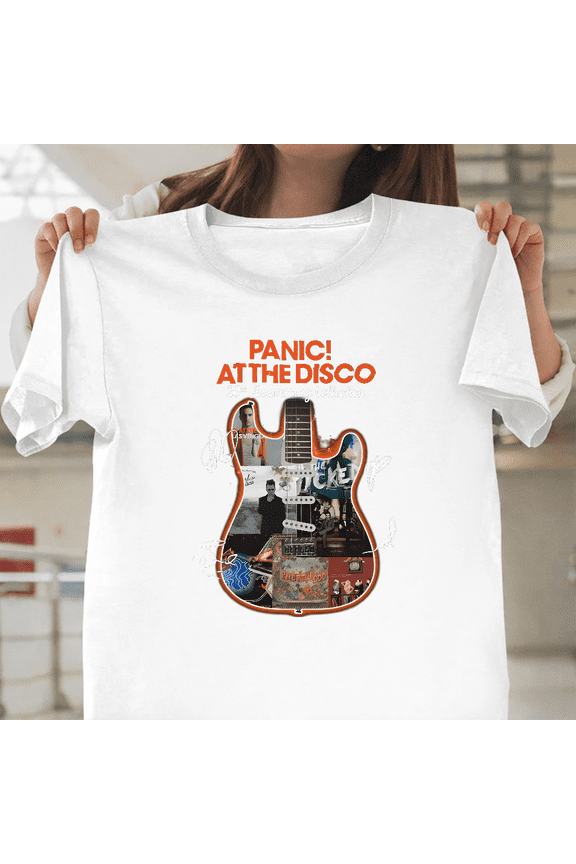 Panic At The Disco 20th Anniversary Signature Rock Band Art Unisex T-Shirt, for men & women, up to size 5XL.