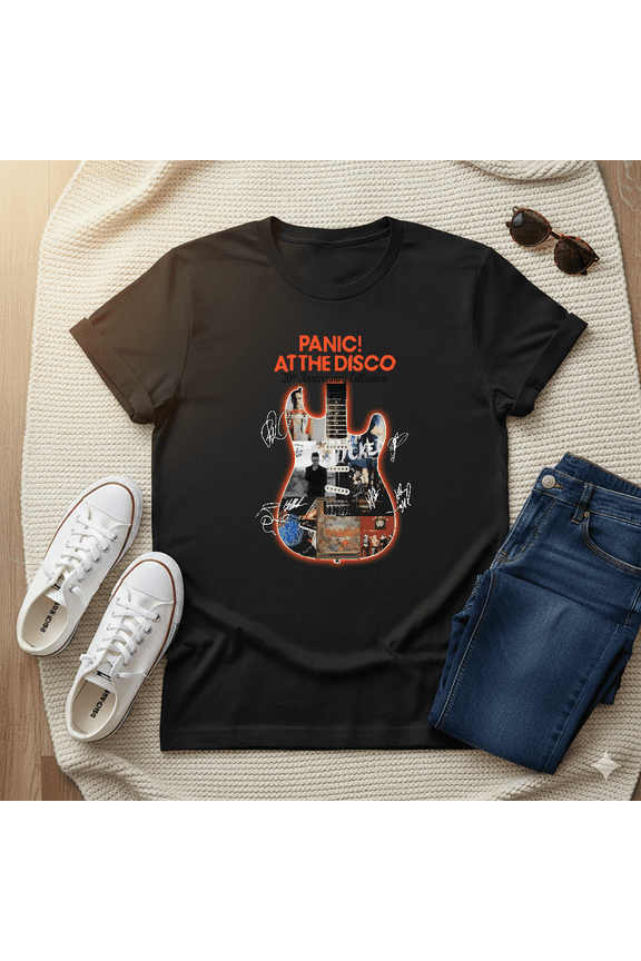 Panic At The Disco 20th Anniversary Signature Tour Fan Unisex T-Shirt V41014, up to size 5XL