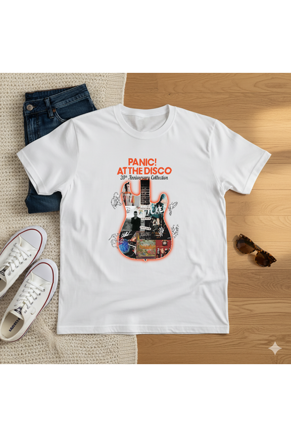 Panic At The Disco 20th Anniversary Signature Tour Fan Unisex T-Shirt V41014, up to size 5XL