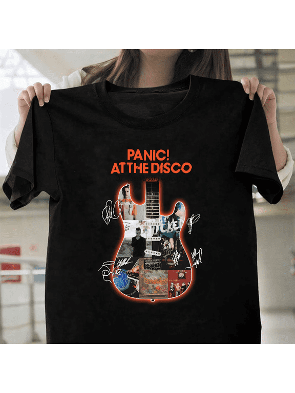 Panic At The Disco 20th Anniversary Signature Tour Unisex T-Shirt, up to size 3XL.
