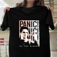 thumbnail image 1 of Panic At The Disco Brendon Urie Pop Rock Band Fan Graphic New Unisex T-Shirt , up to 5XL, 1 of 3