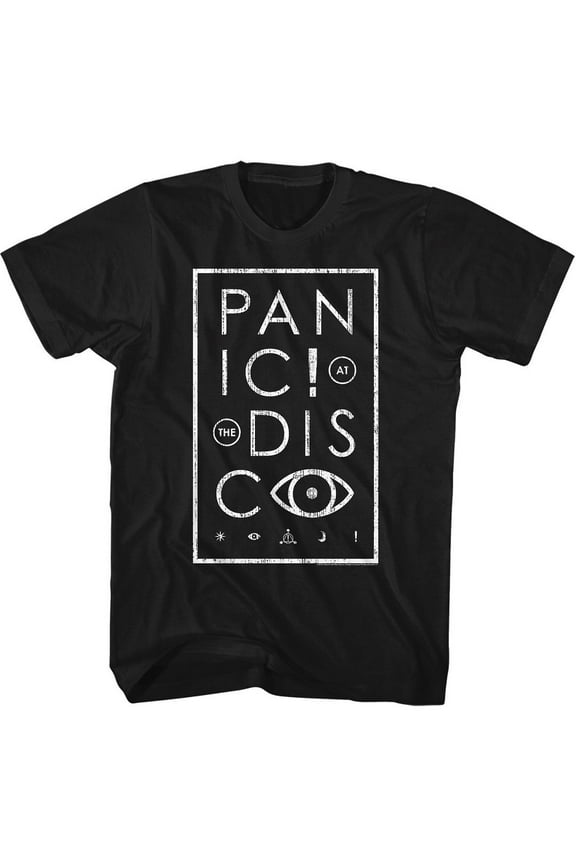 Panic At The Disco Eye Black Adult T-Shirt