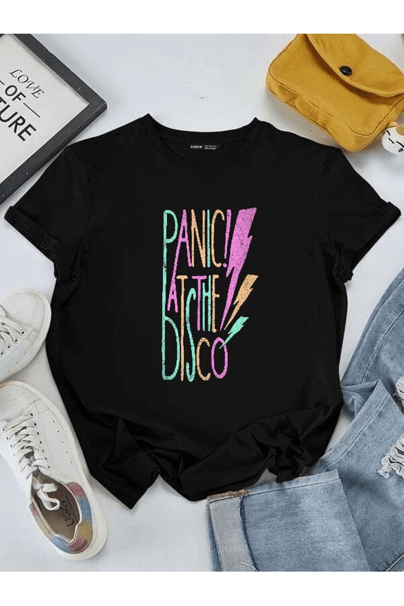 Panic At The Disco Lightning Music Band Fan Graphic Unisex T-Shirt, S-5XL