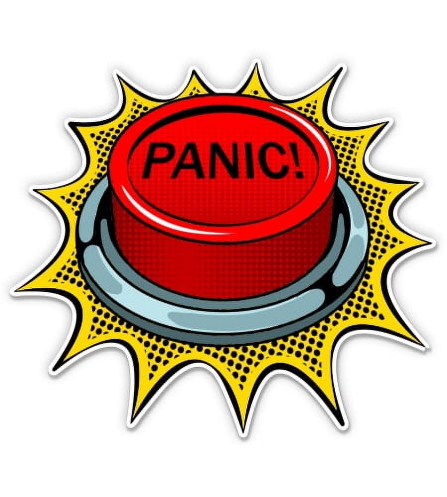 Panic Bar Sticker Panic Button - 5