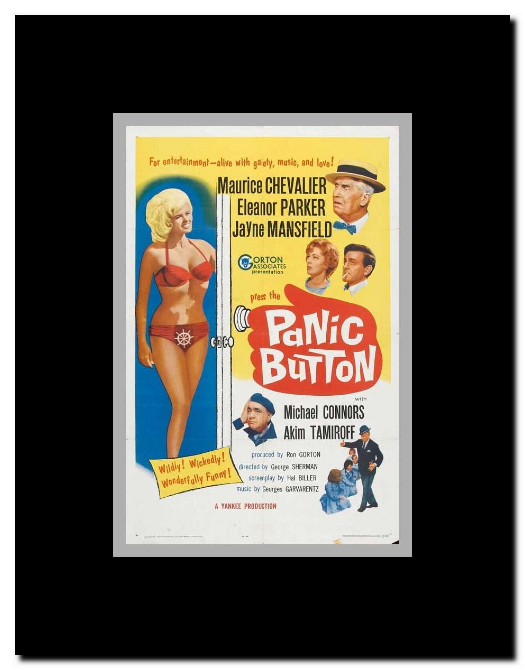 Panic Button Framed Movie Poster
