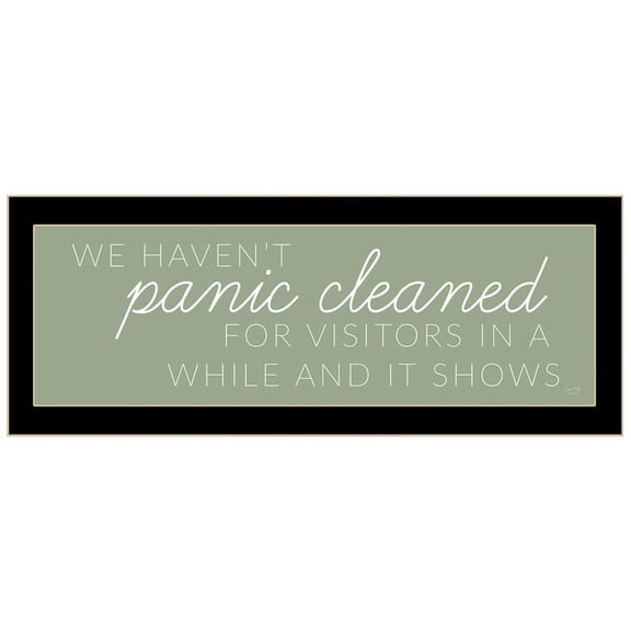 Panic Cleaned by Lux+ Me Designs Print Wall Art Wood Multi-Color
