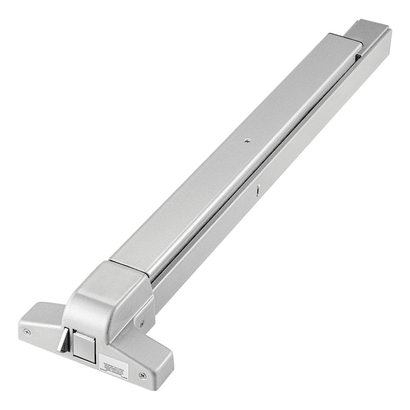 Panic Exit Bar Door Lock - Carbon Steel Push Bar with Keys - 28-41" Doors