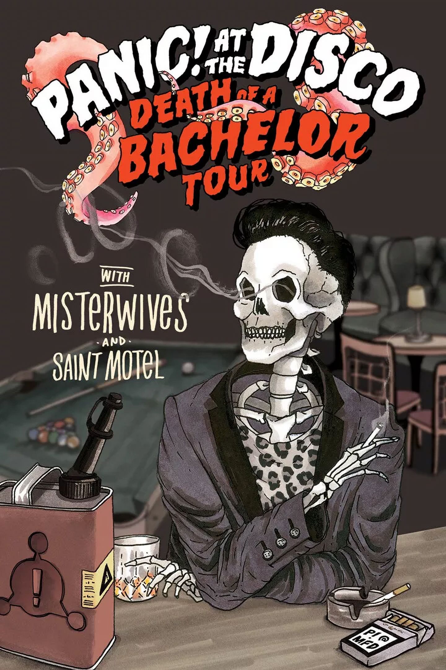 Panic! at the Disco Death of a Bachelor Band Art Wall Room Poster