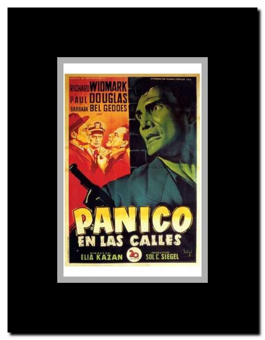Panic in the Streets Framed Movie Poster