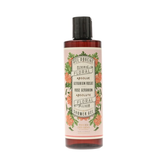 Panier des Sens Shower Gel, Rose Geranium, 8.4 Ounces