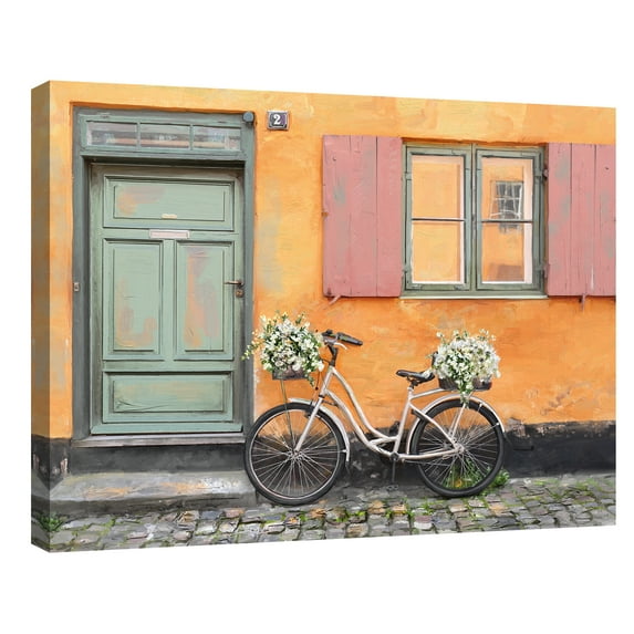 Paniers a Fleurs by Studio Arts Canvas Art Print