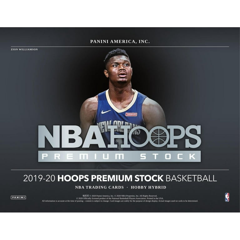 Panini 2019-20 Hoops Premium Basketball Trading Cards Mega Box- 80 