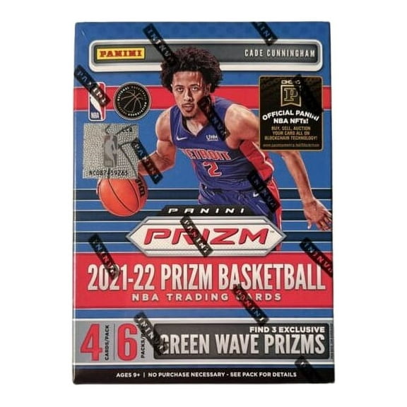 2021-22 Panini Prizm NBA Basketball Blaster Box - Fanatics Green Wave Exclusive