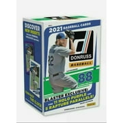 2021 Panini Donruss Baseball Blaster Box- 11 exclusive Holo Purple and 5-6 exclusive Rapture Insert Parallels