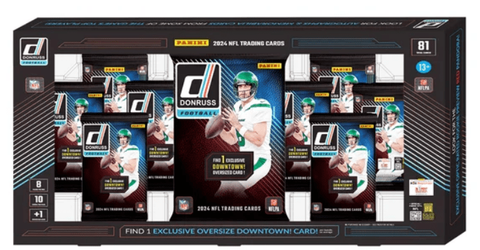 Panini 2024 Donruss NFL Trading Card Bundle - Guaranteed Downtown!