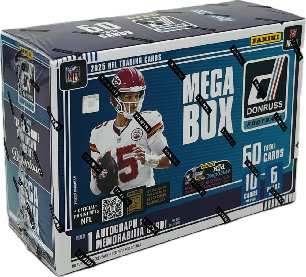 2025 Panini Donruss Football Mega Box (Blue Scope Parallels)