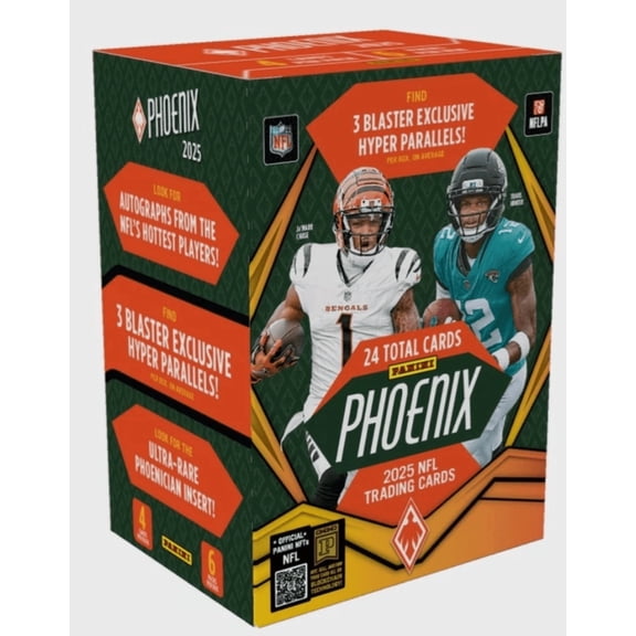 Panini 2025 Phoenix Football Factory Sealed Blaster Box 24 Cards