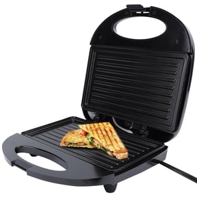 Panini Breakfast Machine Press Grill, 750W Non-Stick Sandwich Press Maker for Sandwich, Burgers, Steak