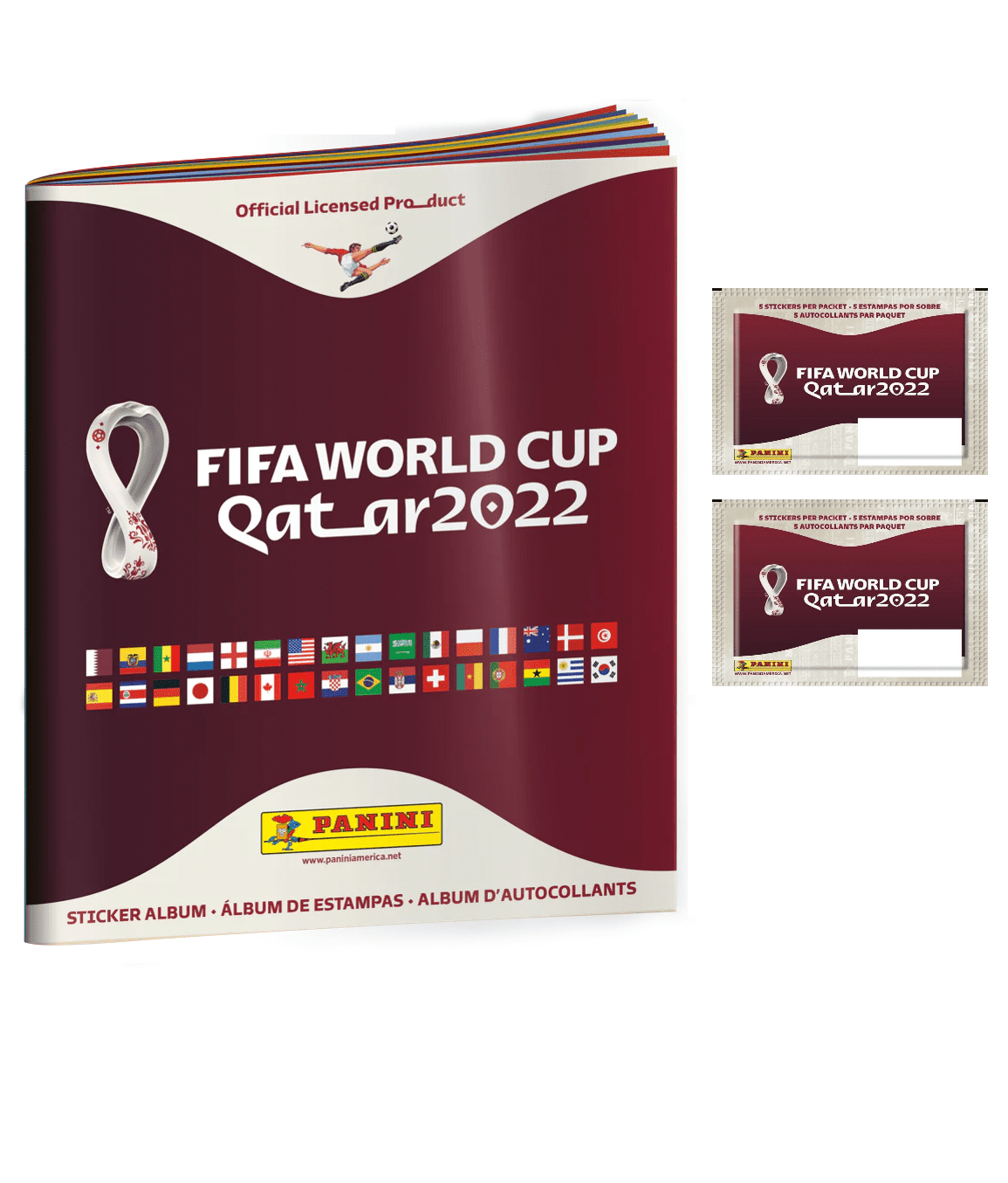 Panini Fifa World Cup Qatar 2022 Album With 2 Sticker Packs Included (Soft  Cover) 
