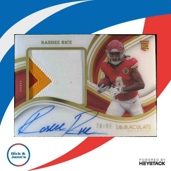 Panini Immaculate Collection Rashee Rice #130 Base Autograph NFL Football Card Chiefs
