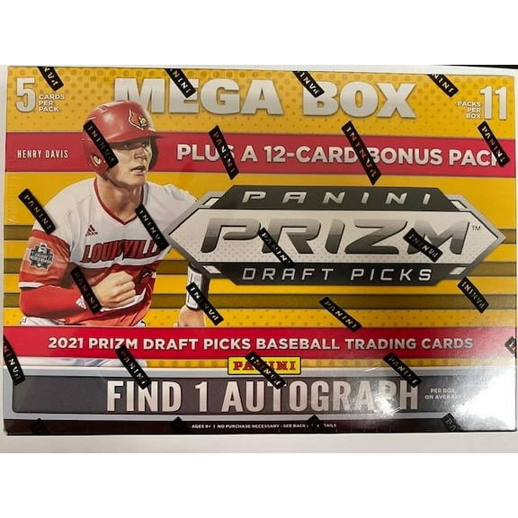 Panini MLB 2021 Prizm Draft Picks Baseball Trading Cards MEGA