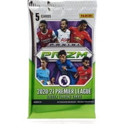 Panini MLS 2020-21 Premier League Soccer Trading Card Mega Box Pack, 5 Cards