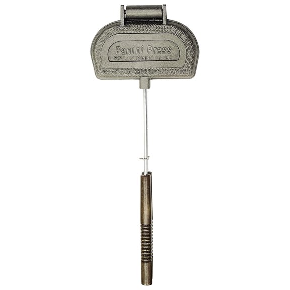 Panini Press Cast Iron Sandwich Cooker Designed For Use On BBQ Grills, #1305