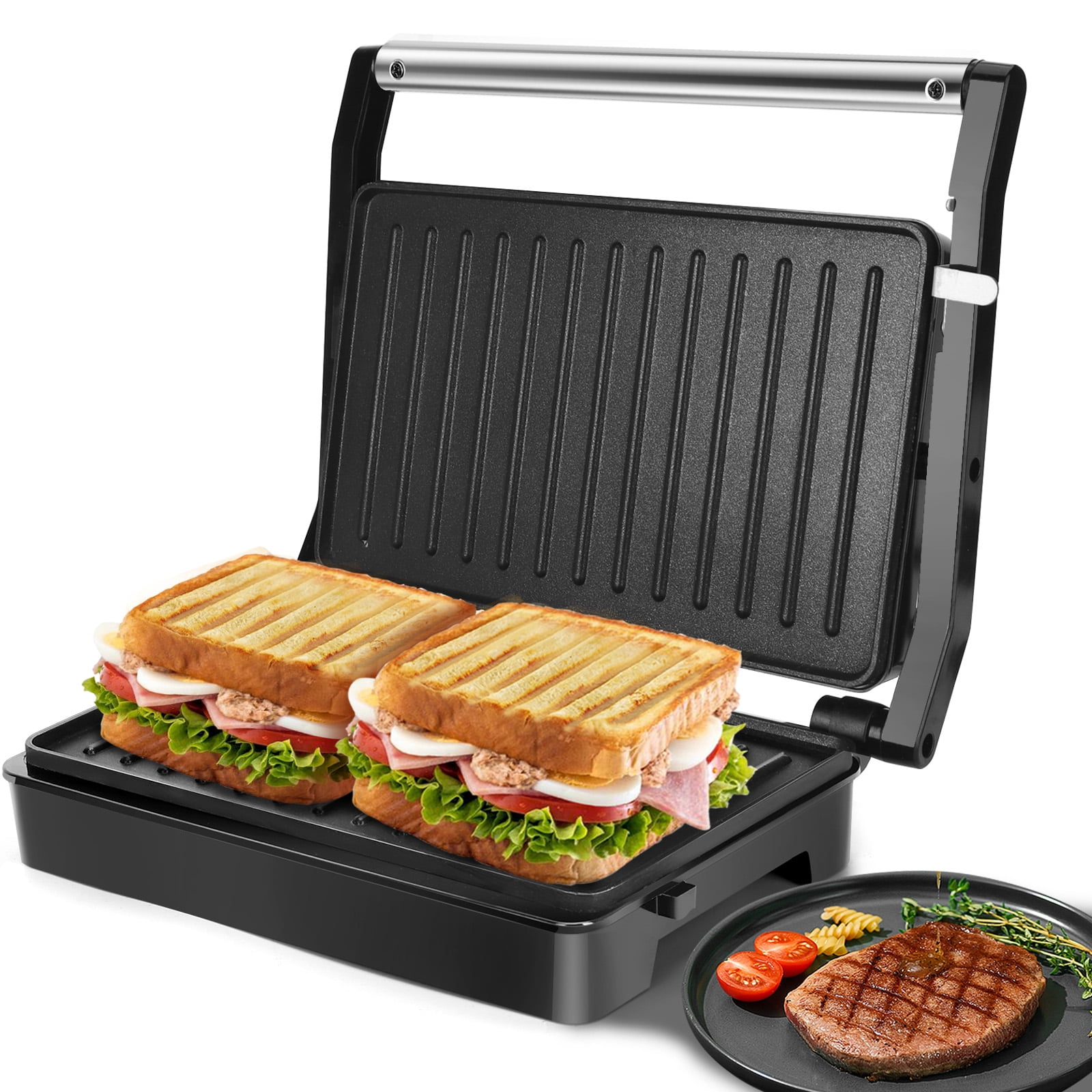 Aigostar 1000W Panini Press Grill with Non-Stick Angola Ubuy - Main Image