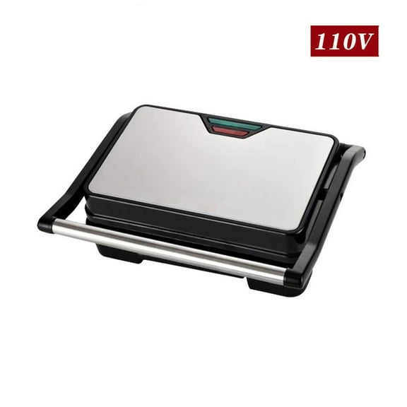 Panini Press Grill And Gourmet Sandwich Maker Non-Stick Coated Plates