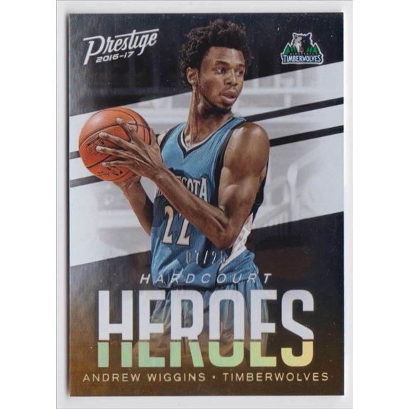 Ungraded 2016-17 Panini Prestige Hardcourt Heroes Rainbow #5 Andrew Wiggins 07/25 Minnesota Timberwolves Basketball Card Minnesota Timberwolves NBA Ba
