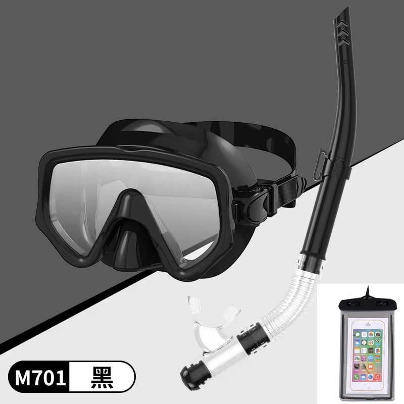Panliya is beautiful Diving Mask Snorkel Set For Adults Tempered Glass ...