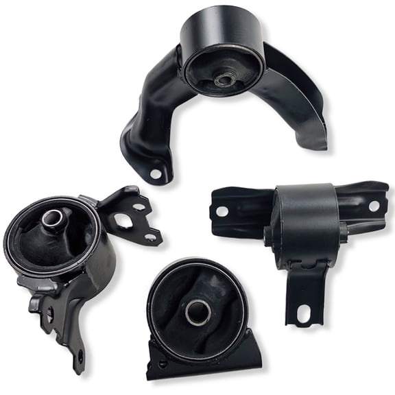 Panlongic 4Pcs Front Rear Engine Motor Mounts for 2008-2014 Mitsubishi Lancer RVR 2.0L Engine Motor Transmission Mount Set for 08-11 Lancer 11-14 Outlander Sport 2.0L