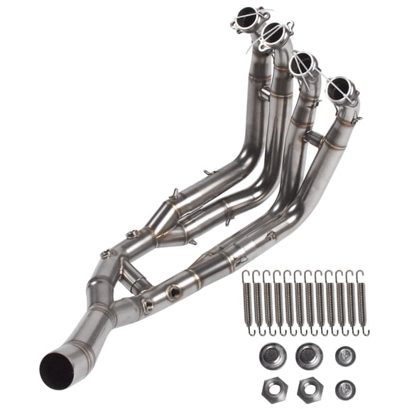 Panlongic Exhaust Tips Mid Pipe stainless steel For BMW S1000RR 2019-2025 S1000R 2019-2025