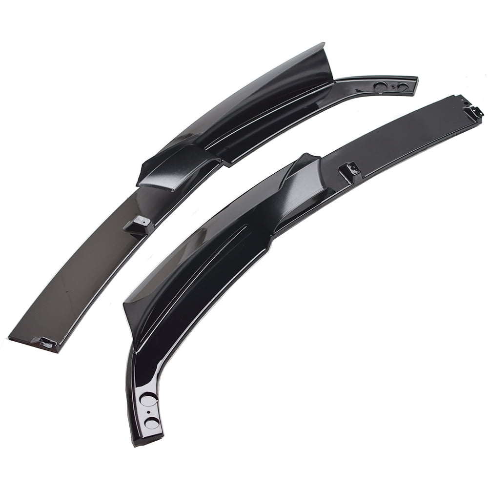 Panlongic Fits 2012-2018 BMW F30 3 Series M Sport Front Bumper Lip Splitter Gloss Black