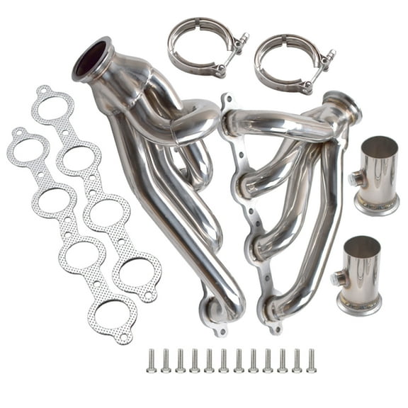 Panlongic LS Swap S10 Exhaust Headers For LS1 LS2 LS3 LS6 Bel Air Camaro Nova 5.3 6.0L