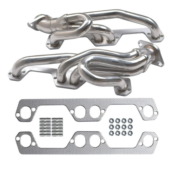 Panlongic Stainless Steel Exhaust Manifold Headers For Dodge Dakota Ram 1500 2500 3500 Pickup 5.2 5.9L