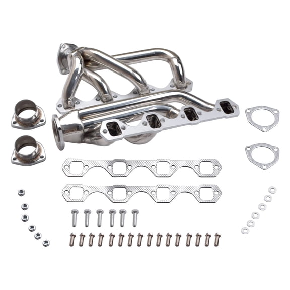 Panlongic Stainless Steel Headers Shorty For 1968-1973 Ford 260 289 302 Mustang 302CU 5.0L