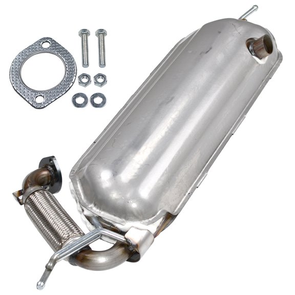 Panlongic Stainless Steel Rear Exhaust Muffler For 2008 - 2015 Smart Fortwo 1.0L
