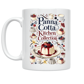Panna Cotta Kitchen Collection - Panna-Cotta Lover, 11 oz White Ceramic Coffee Mug