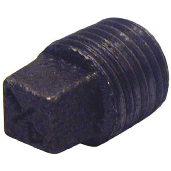 Pannext Fittings B-PLG05 0.5 in. Black Pipe Plain Plug