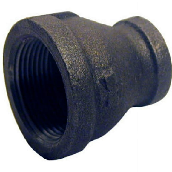 Pannext Fittings B-RCP0302 0.38 x 0.25 in. Black Reducing Coupling