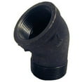 thumbnail image 1 of Pannext Fittings B-S4507 Black Street Elbow - 0.75 in., 1 of 1