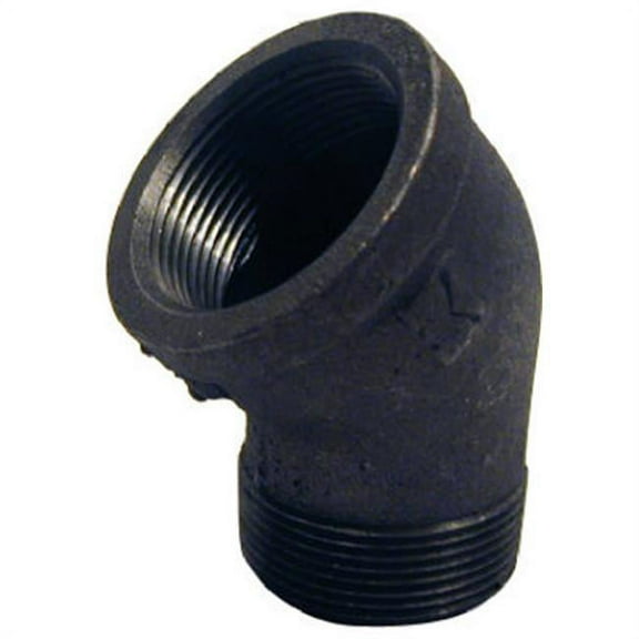 Pannext Fittings B-S4515 Black Street Elbow - 1.5 in.