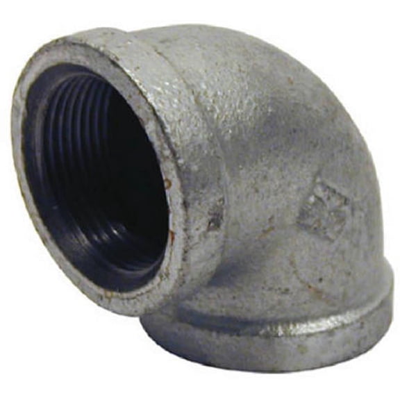 Pannext Fittings G-L9005 0.5 in. Galvanized 90 Degree Equal Elbow