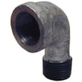 thumbnail image 1 of Pannext Fittings G-S9005 GalvanizedStreet Elbow - 0.5 in., 1 of 1